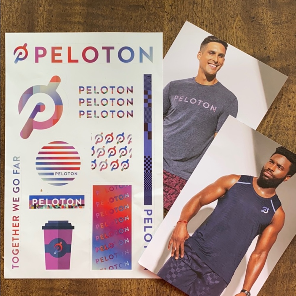 Peloton Stickers, Cody Rigsby & Chase Tucker Cards